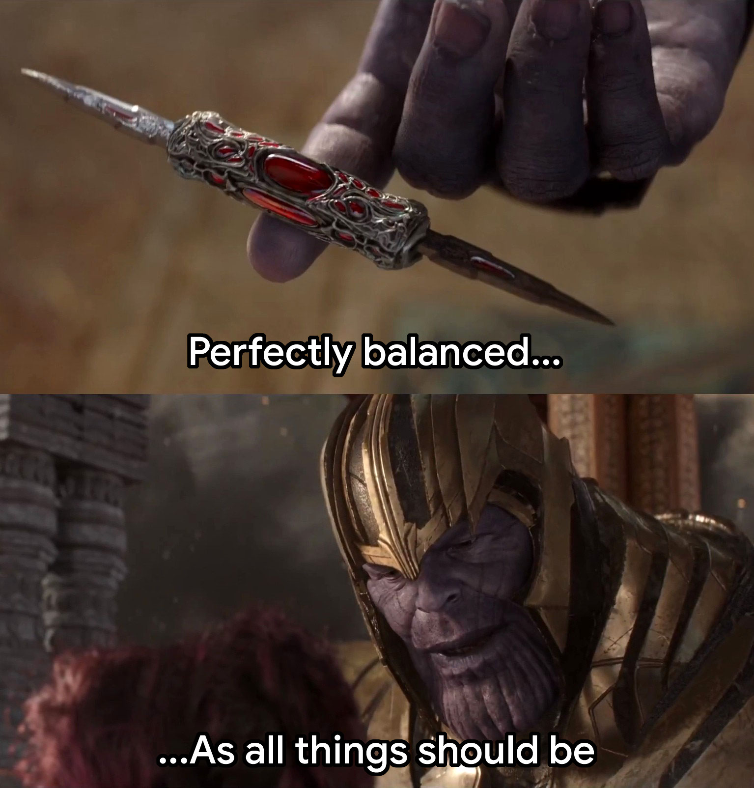 Thanos perfectly balanced Meme Template | Insider Memes | Viral Meme ...