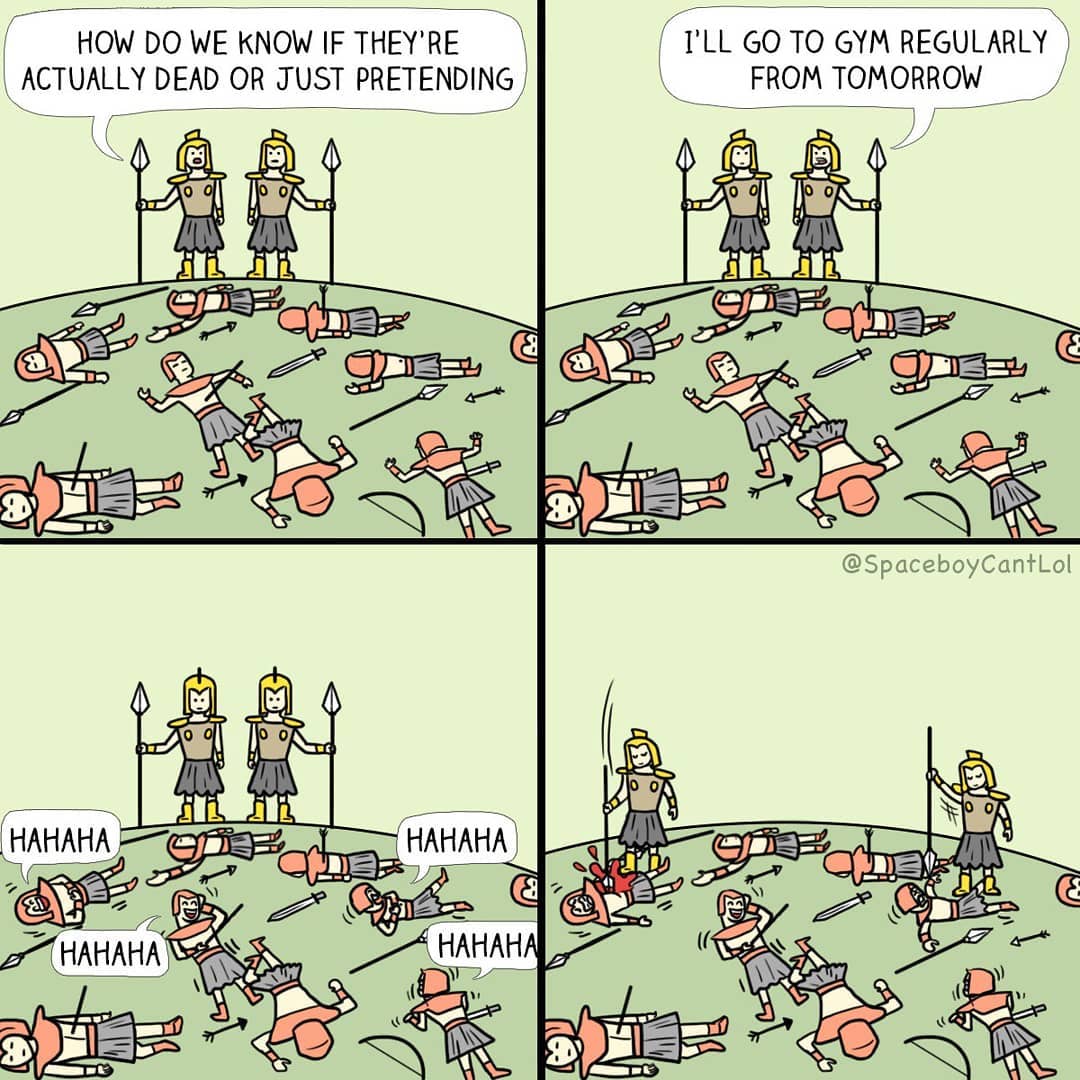 Guards laughing at dead bodies