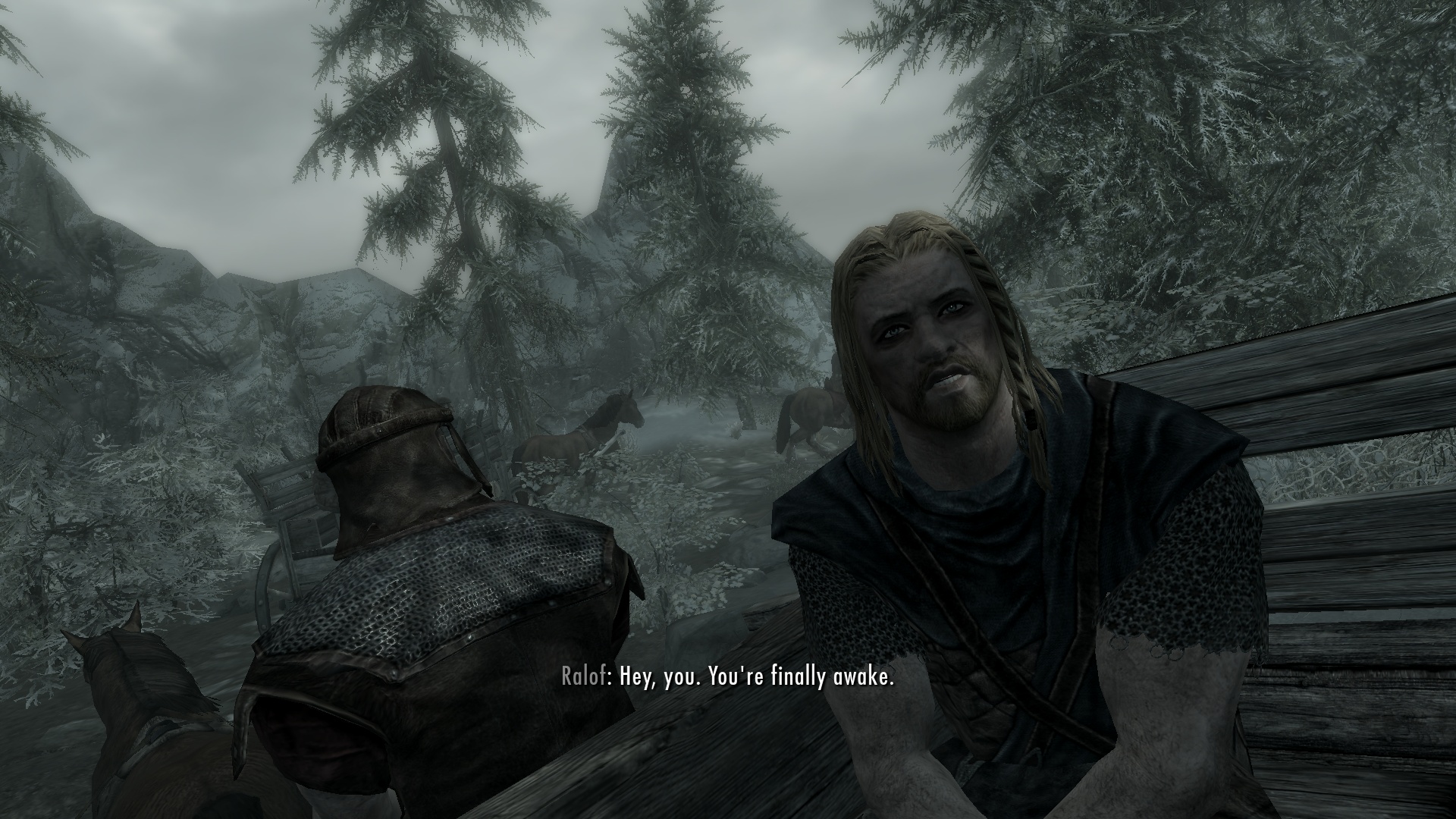 Hey you finally awake