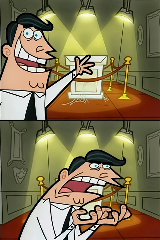 This is where i'd put my trophy if i had one