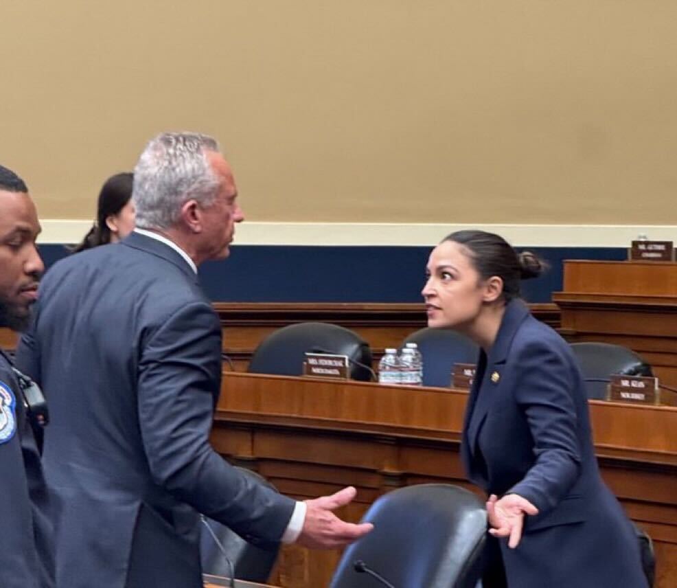 RFK JR getting yelled at by chick