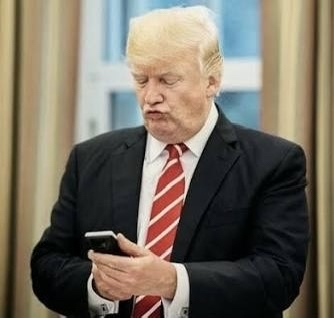 Trump on Phone Controlling Everything
