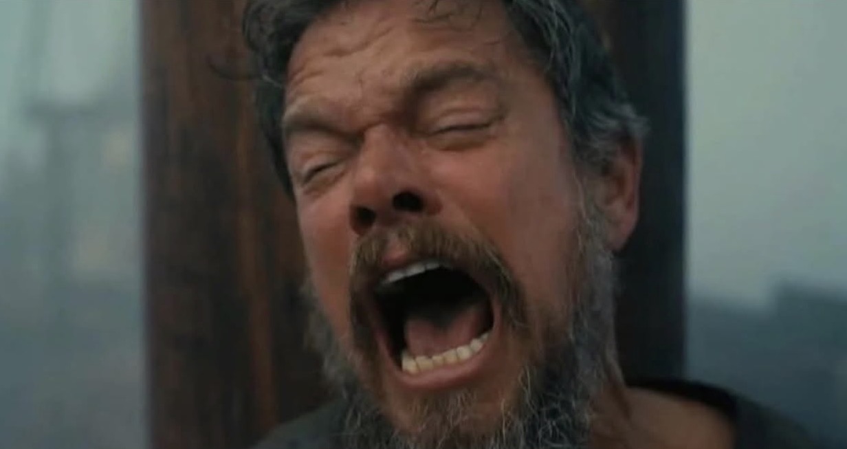 Matt Damon Screaming The Odyssey